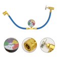thumbnail image 3 of CHOK R134A Air Conditioning Refrigerant Charging Hose with Gauge for Car (1/2 Thread for American and Europe), 3 of 6