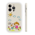 thumbnail image 1 of ¡Protege tu iPhone con una divertida y colorida funda mate de doble capa con diseño de dibujos animados!, 1 of 4