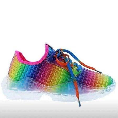 

Colorful Cool Sneaker Ladies Lace up Vulcanized Shoes Casual Female Flat Comfortable Sport Walking shoes Woman 2021 New