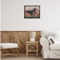 thumbnail image 3 of Stupell Industries Cottage Black Lab Dozing Off Black Floating Frame Canvas Art, 21 x 17, by Ethan Harper, 3 of 7