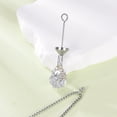 thumbnail image 2 of Hummingbird Urn Necklace 925 Sterling Silver Cremation Jewelry Teardrop Crystal Memorial Pendant with Funnel Filler Christmas Gift For Women Mother Wife, 2 of 5