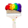 thumbnail image 2 of 6piezas 220 X 135mm Pincel De Manejar De Madera De Pelo De Herramienta De Pintura De Pared, 2 of 8