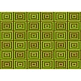 thumbnail image 1 of Ahgly Company Machine Washable Indoor Rectangle Transitional Bright Green Area Rugs, 8' x 12', 1 of 7