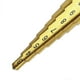 thumbnail image 3 of 2025 Latest Model 3-13mm HSS for Titanium Coated Step Drill Bit Cone Hex Shank, 3 of 5