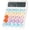 White, variant on Mechanical Switch Calculator with Big Buttons, Calculators Desktop, 12 Digits, Large LCD Display, Desk Calculator, Cute Pink Calculators for Teachers Students Basic Office (Pink)