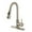 Brushed Nickel, variant on Gourmetier LS8720DL Concord Single-Handle Pull-Down Kitchen Faucet, Matte Black