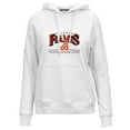 thumbnail image 2 of Women's Levelwear White Atlanta Flames Retro Adorn Spellout Pullover Hoodie, 2 of 3