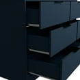 thumbnail image 6 of Kappesberg Fresno Modern 6-Drawer Dresser, Deep Blue – Bedroom Storage for Adults and Teens, 32.3"H x 57"W x 17.7"D, 6 of 8