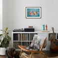 thumbnail image 4 of Art.com Water Ballet Art Print by Lucia Heffernan, Brown Frame Wall Art, 29" x 21", 4 of 5