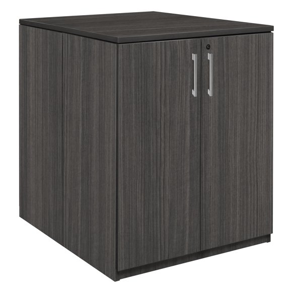 Legacy Stand Up Back to Back Storage Cabinet/ Desk- Ash Grey