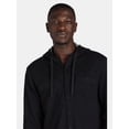 thumbnail image 4 of Hollywood Men's Thermal Button Up Hoodie with Long Sleeves, Sizes S-XL, 4 of 5