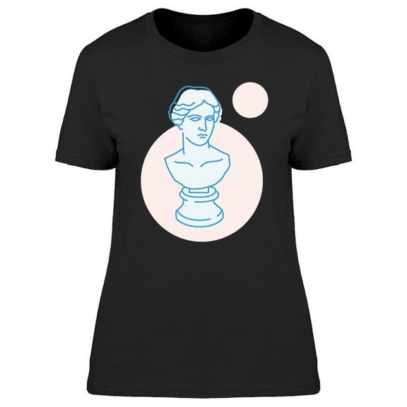 Gypsum Head Sculpture T-Shirt Women -Image by Shutterstock, Female XX-Large