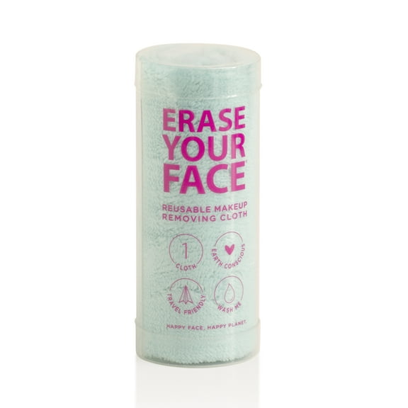 Erase Your Face Reusable Makeup Removing Cloth, Blue