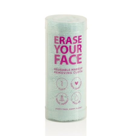 Erase Your Face Reusable Makeup Removing Cloth, Blue