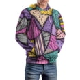 thumbnail image 5 of Colorful Patchwork Quilt Design 3D Print Hoodie Men Women Autumn Thin Pullover Sweatshirt Vintage Streetwear Tops, 5 of 6