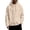 Beige, variant on JIAYUE Men Hooded Sweatshirt Oversize Solid Color Long Sleeve Drawstring With Pocket Hoodie for Outdoor Wear