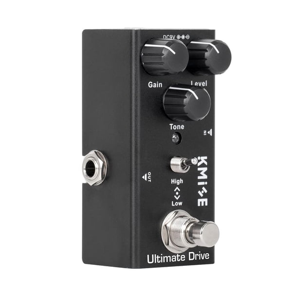 lotmusic Pedal de efectos de guitarra eléctrica Mini tipo único DC 9V True Bypass (Ultimate Drive)