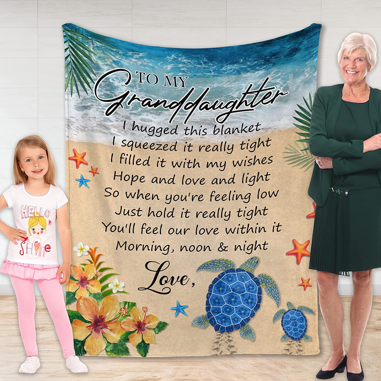 Granddaughter Gifts From Grandma Grandpa Granddaughter Blanket To granddaughter-gifts-from-grandma-grandpa-granddaughter-blanket-to