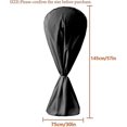 thumbnail image 5 of Funda para ventilador, impermeable, a prueba de polvo, con cremallera, para interior y exterior, color negro, 5 of 5