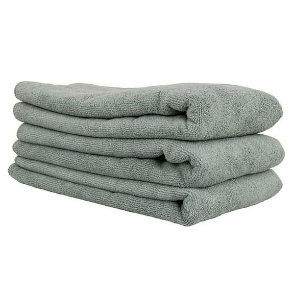 Chemical Guys MIC36003 - Workhorse XL Gray Professional Grade Microfiber Towel, 24" x 16", (Metal) - 3 Pack