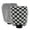 Checkered Small Hearts, variant on Microfiber Car Wash Gloves With Chenille & Polyester Terry Scratch-Free Cleaning Elastic Cuffs Bows on A Brown&blue