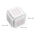thumbnail image 2 of OULII Clear Imprint Six Sided Writing Practice Stamp with Clock and English Grid Patterns, 2 of 8