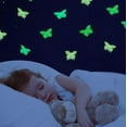 thumbnail image 7 of Yeetfub Peel Stick Tiles Clearance Butterfly Glow Wall Stickers Fluorescent Decal Luminous In Dark Self Adhesive, 7 of 7