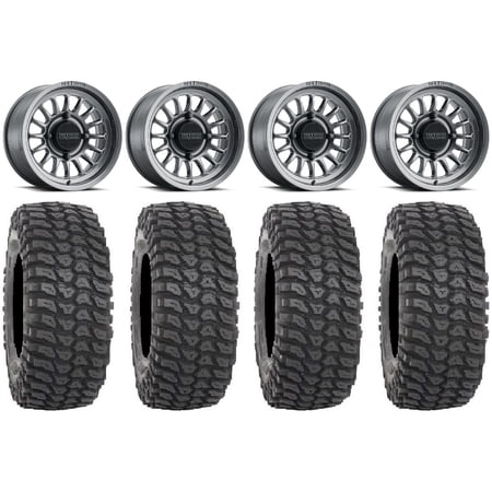Method 411 15 Ti (4+3) Wheels 32 XCR350 Tires Sportsman RZR Ranger