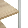 thumbnail image 3 of vidaXL Microwave Cabinet White and Oak 60x39.6x79.5 cm Engineered Wood, 3 of 5