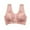 Pink, variant on Bras for Women Plus Size Push up Front Close Comfy Bras Lounge Bras Full Coverage Wrap Comfortable(Pink,7XL)