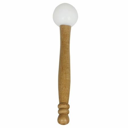 Buy Wooden Bowls Rubber Mallet Stick Beater for Crystal Singing Bowl Wooden Handle Professional Sound Bowl Striker with Rubber Ring Meditation Bowl Accessory Ivory ()