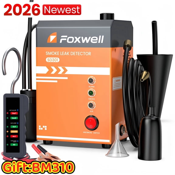 FOXWELL SD301 Automotive Smoke Leak Detector w/ BM310