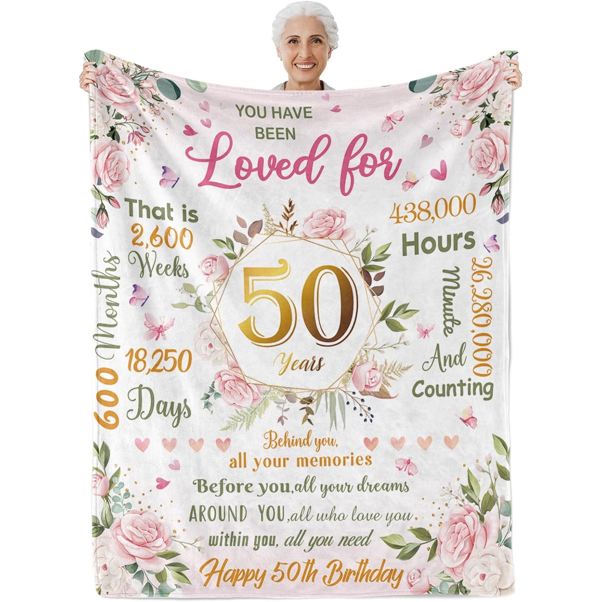 30th Birthday Present for Women White 30th Birthday Decorations for Women Blanket 30th Birthday Present Ideas for 30 Year Old Women 30th Birthday Decorations Throw Blanket for Sister Wife Friend