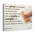 thumbnail image 4 of Scripture Walls Psalm 139:13-14 Wonderfully Made Bible Verse Canvas Christian Wall Art Ready to Hang Unframed, 4 of 9