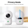 thumbnail image 5 of Cámara de seguridad AOSU 2K Indoor con vista de 360°, WiFi, compatible con Alexa, 5 of 5