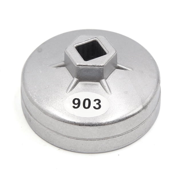 74mm Diámetro Interior 14 Ranuras Llave de Filtro de Aceite de Motor Vehículo