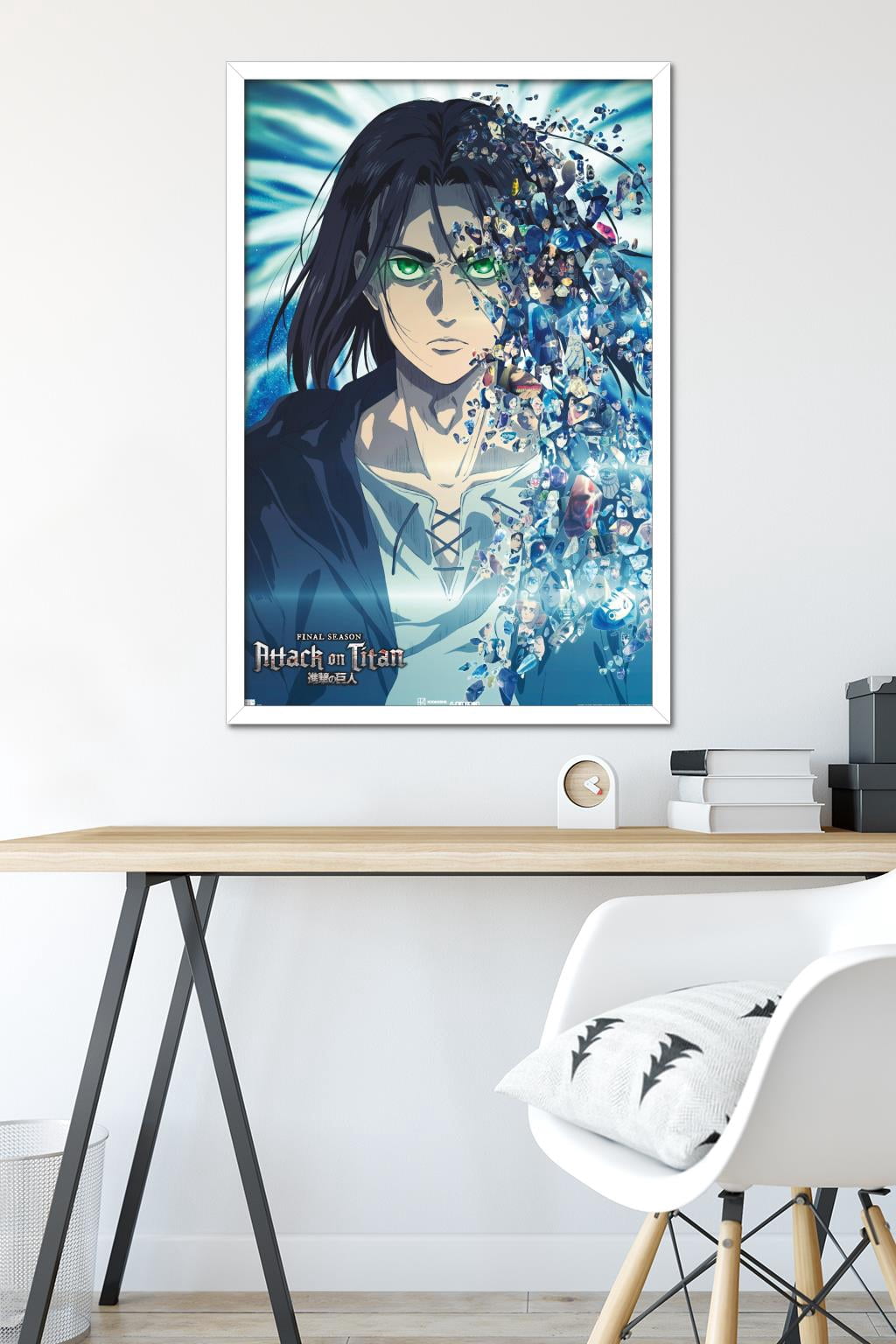 Attack on Titan: The Final Season - Fragments Wall Poster, 22.375" x 34" Framed