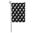 thumbnail image 1 of JSDART Modèle Abstrait Houndstooth Mosaïque Matériel Chauves-Souris Noir Blazer Damier Brisé Jardin Drapeau Décoratif Drapeau Maison Bannière 12 X 18 Pouces, 1 of 2