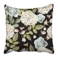 thumbnail image 1 of EREHome Colorful Floral Watercolor Pattern with Flowers Hydrangeas and Roses Green Botanical Pillow Case Cushion Cover 20x20 inch, 1 of 1