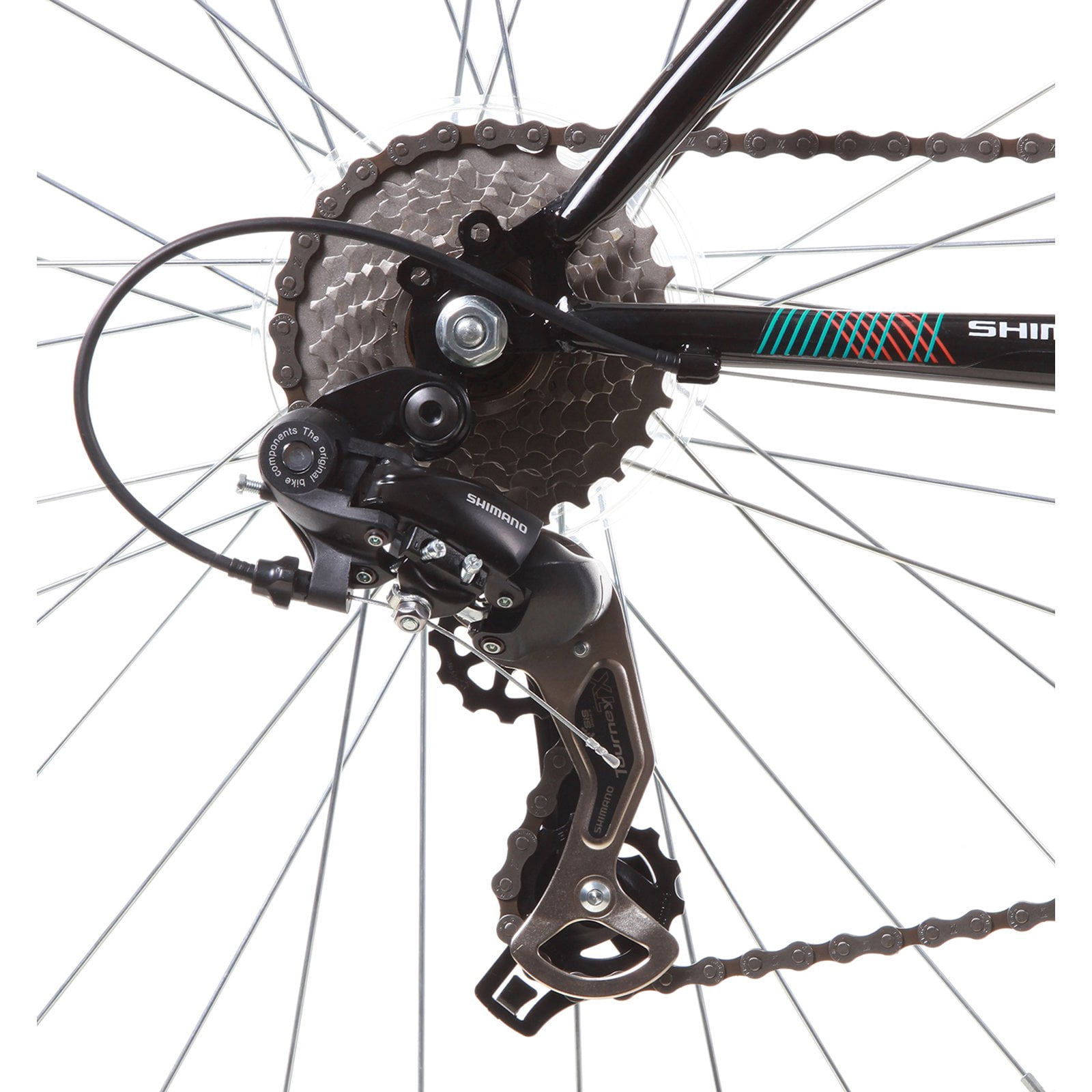 26" Trail 21-Speed Suspension Men's Mountain Bike, Green and Black