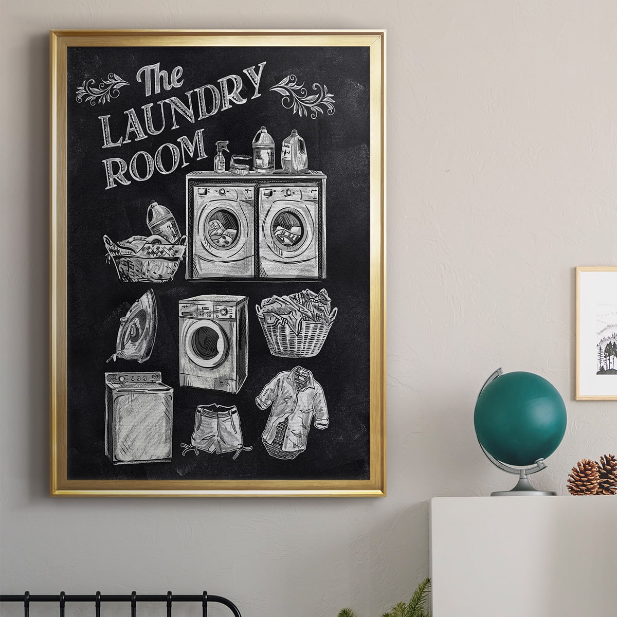 Laundry Room Premium Framed Print - Ready to Hang