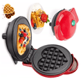 thumbnail image 2 of Máquina Para Hacer Waffles Pequeña corazon, rojo, 2 of 3