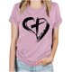 thumbnail image 1 of Blusas de Manga Corta para las Mujeres Imprimir Cuello Redondo Camiseta, Blusa Clásica Vintage para la Primavera Y el Verano, 1 of 4