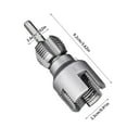 thumbnail image 3 of End Water Pipe Thread Opener Tool for Internal and External Plumbing Fittings with Integrated 1/2 Inch 3/4 Inch Sizes, 3 of 7