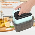 thumbnail image 4 of Yomelo 9-Speed Digital Hand Mixer Electric, 400W Powerful DC Motor, Hand Mixer Electric Handheld with Snap-On Storage Case, 5 Stainless Steel Accesso, 4 of 9