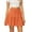 Orange, variant on EDFBUYKRS Female Skirts Long Flowy Skirt with Slit 2023 Skirt Women's Fashion Short Skirt High Waist Elastic Solid Skirt