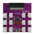thumbnail image 1 of Placa adaptadora GPU, 6 pines, 12 puertos, pantalla LED, fuente de alimentación de 1200W, tarjeta adaptadora de conector de alimentación para la industria, 1 of 8