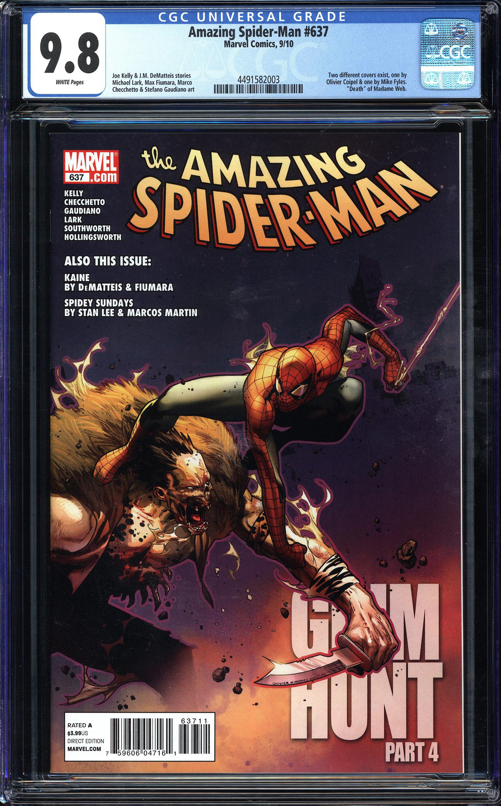 Cover of The Amazing Spider-Man #637