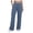 Navy, variant on Women's Casual Straight Leg Pants Zipper Fly Belt Loose Fit Comfy Daily Trousers with Pockets (Navy XXL)