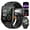 Orange, variant on 1.96" HD Men Outdoor Smart Watch, Fitness Tracker with Multiple Sports Modes, Black